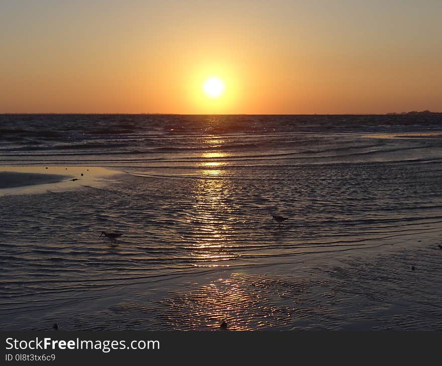 Sea, Horizon, Ocean, Body Of Water