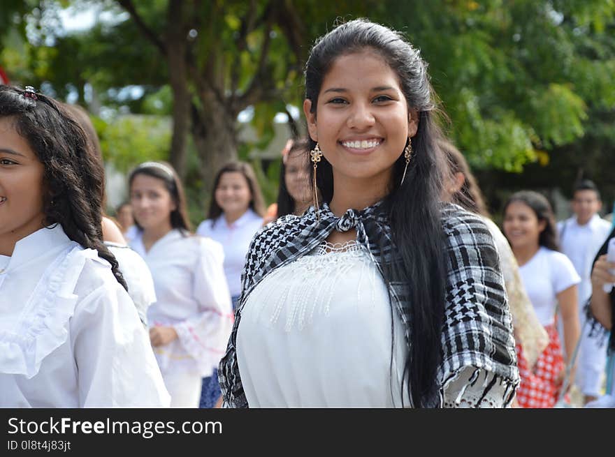 Woman, Girl, Youth, Smile