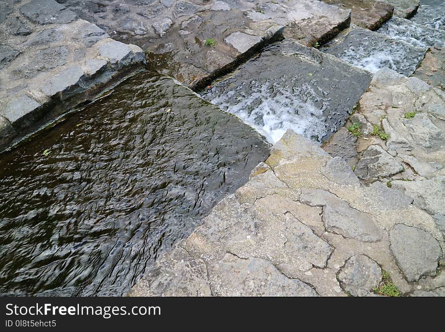 Rock, Water, Geology, Bedrock