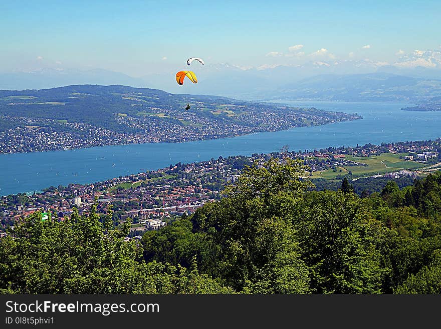 Sky, Aerial Photography, Mountain Range, Daytime