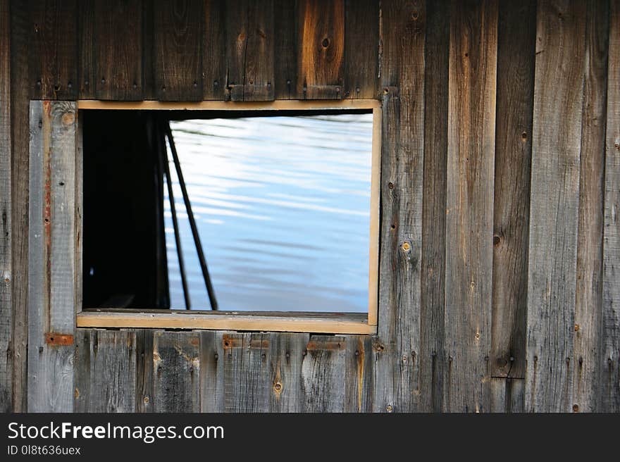 Wood, Wall, Window, House