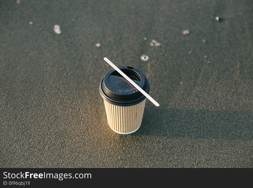 Black and Brown Paper Cup