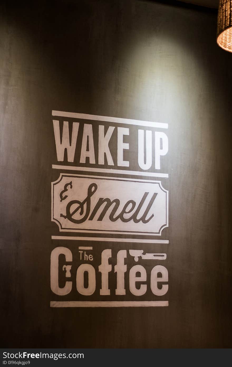 Wake Up Smell the Coffee Wall Decoratio