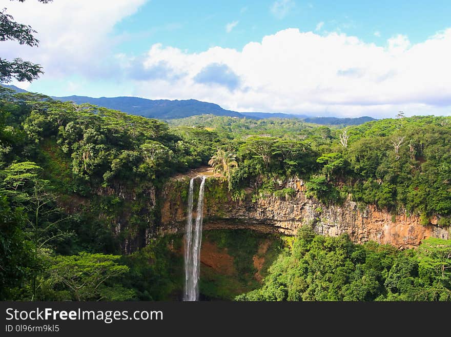 Top View of Water Falls