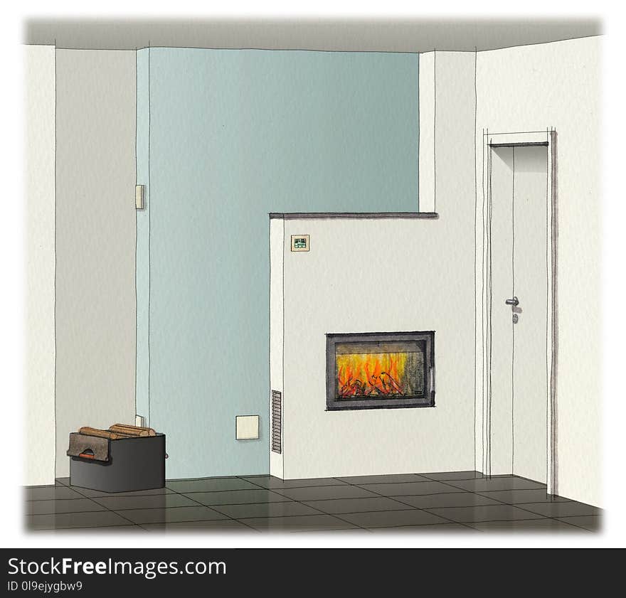 Hearth, Fireplace, Heat, Product