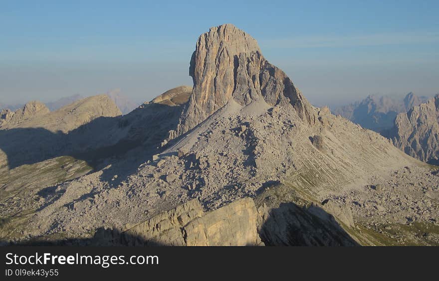 Mountainous Landforms, Ridge, Mountain, Mountain Range