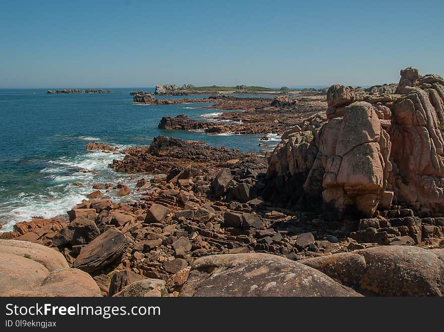 Coast, Sea, Body Of Water, Rock