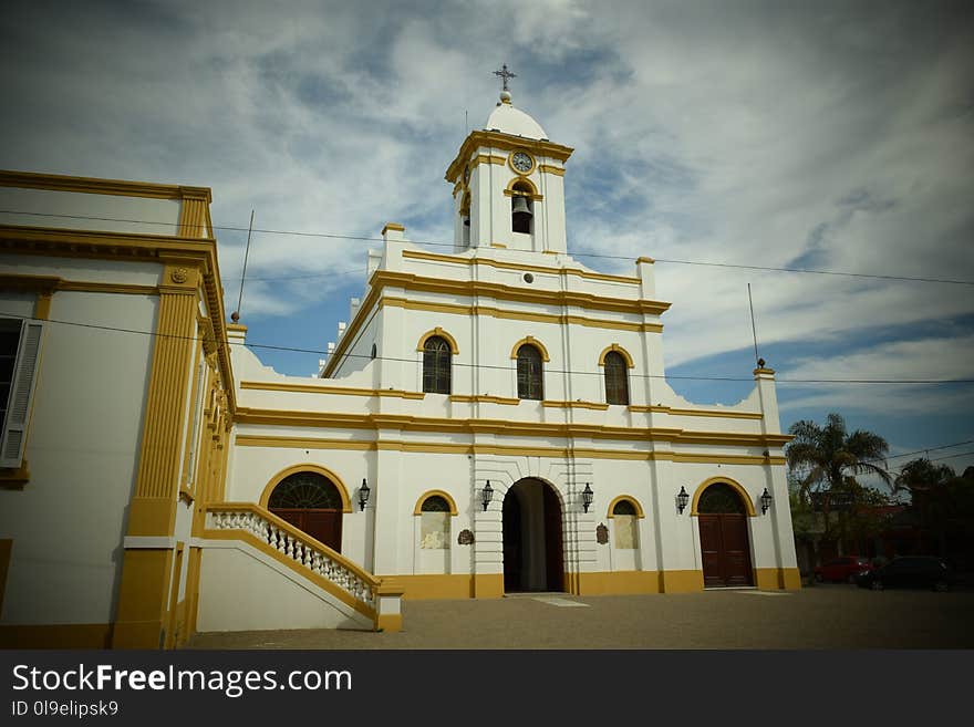 Sky, Landmark, Place Of Worship, Parish