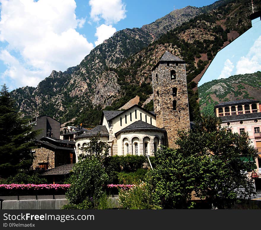 Mountain Village, Mountainous Landforms, Mountain, Mountain Range