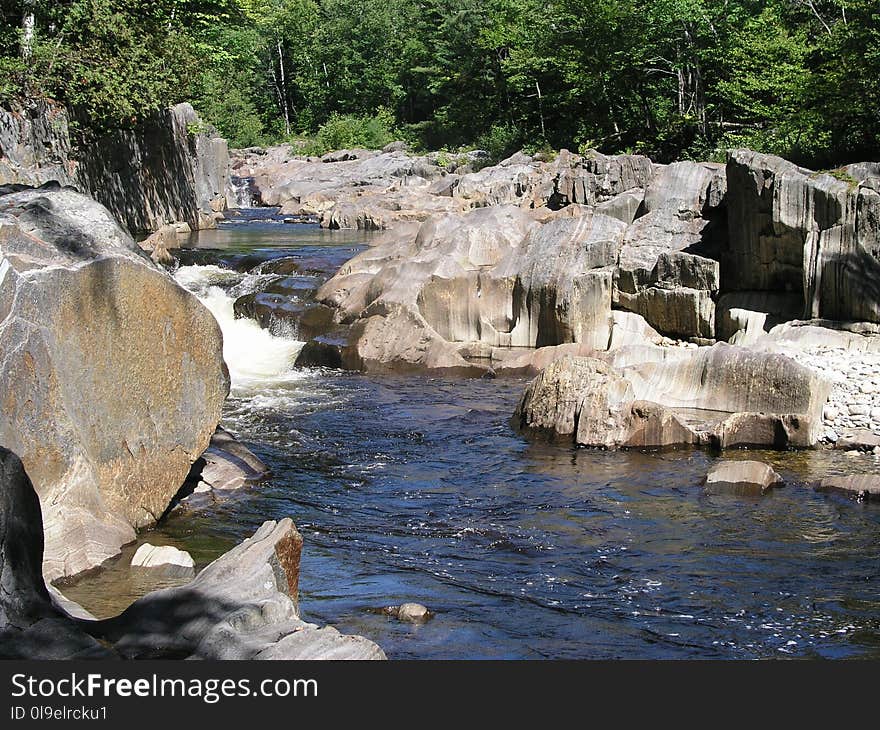 Water, Body Of Water, Watercourse, Waterfall