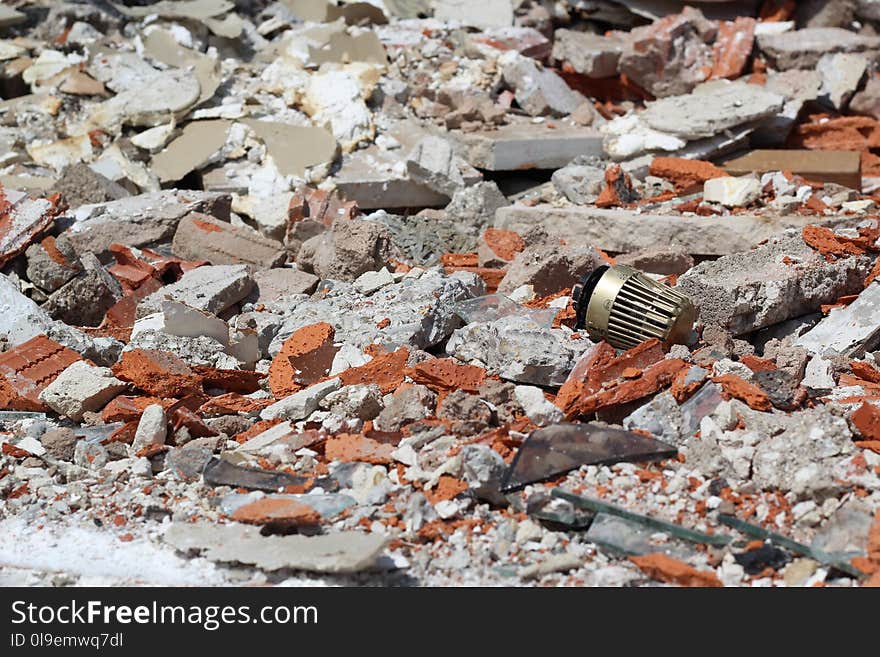 Rubble, Rock, Scrap, Geology