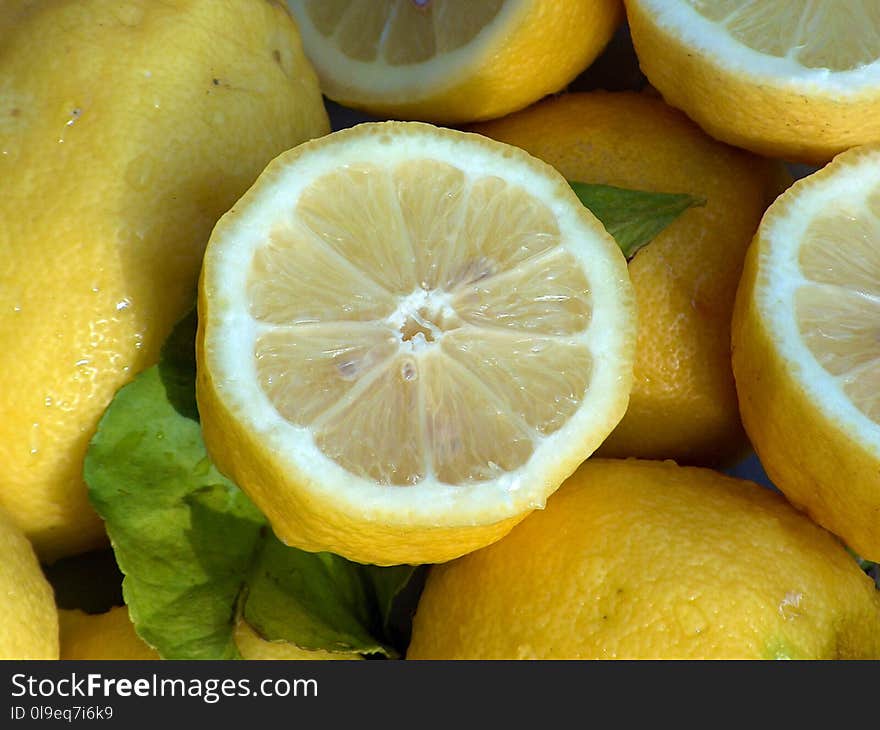 Lemon, Citrus, Yellow, Citric Acid