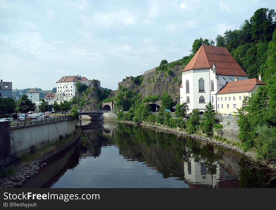 Waterway, Canal, Reflection, River