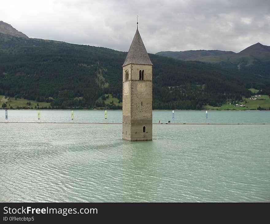 Reservoir, Loch, Steeple, Lake