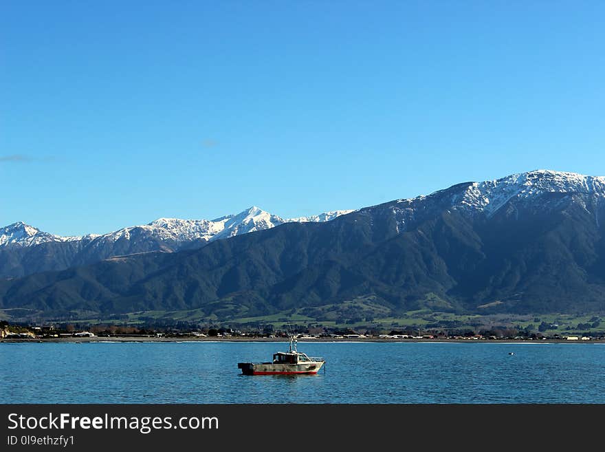 Sky, Lake, Mountain Range, Mountain