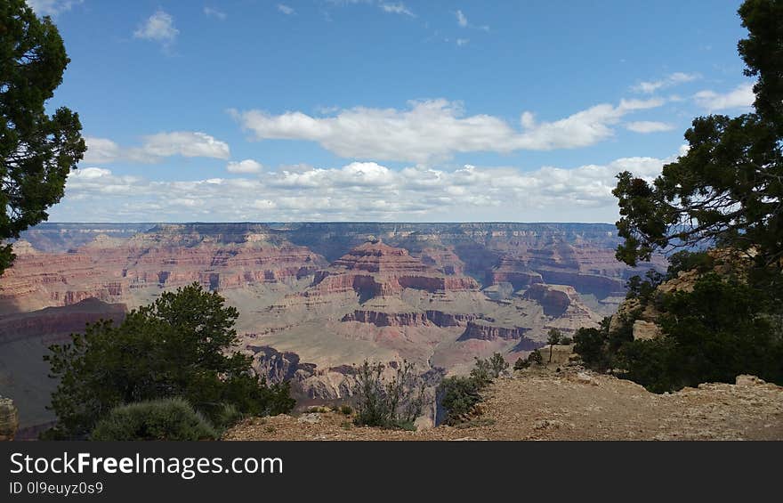 Sky, Wilderness, Canyon, National Park