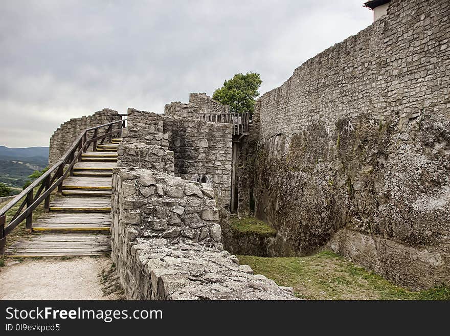 Wall, Archaeological Site, Ruins, Ancient History