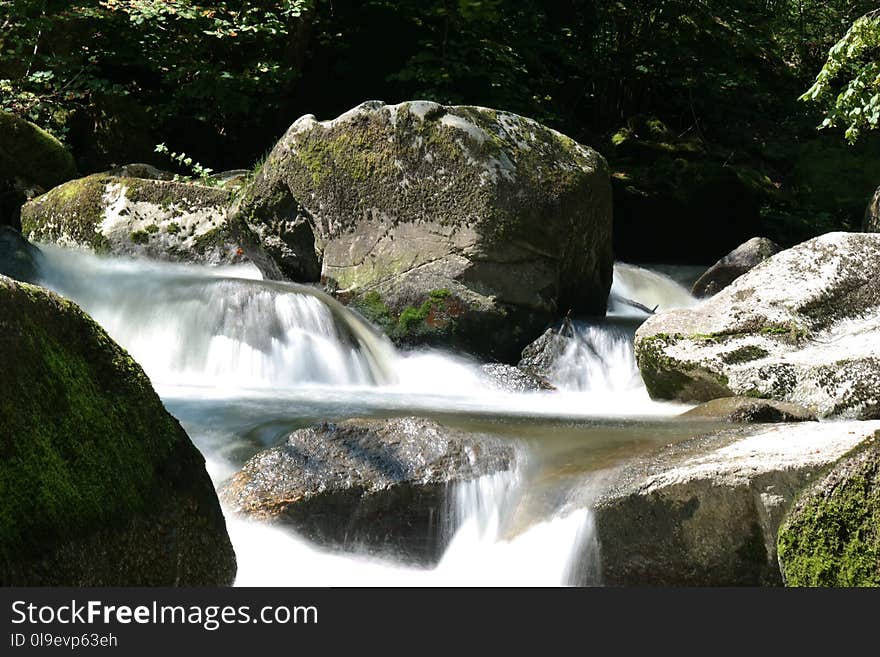 Waterfall, Body Of Water, Nature Reserve, Watercourse