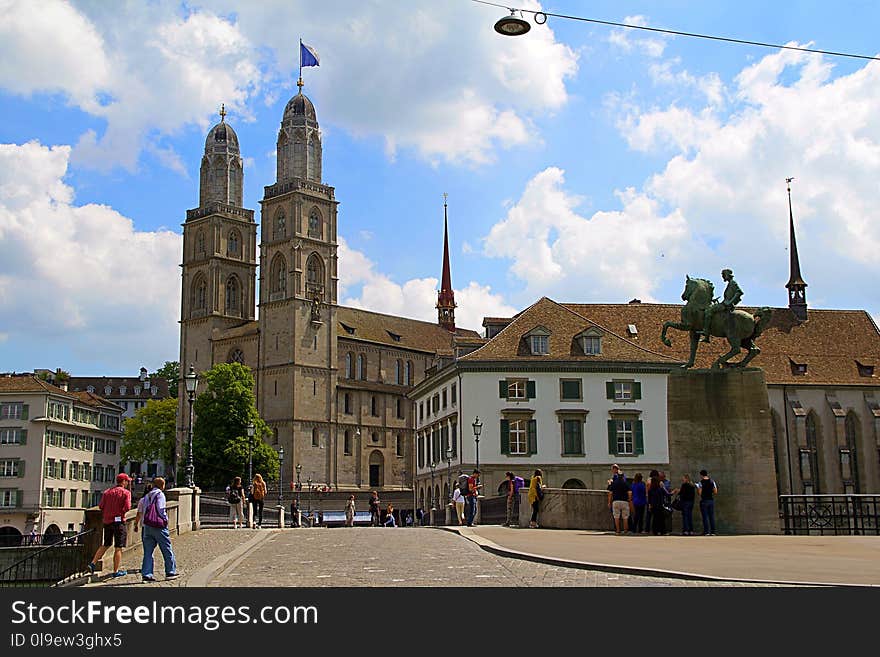 Sky, Town, Landmark, Building