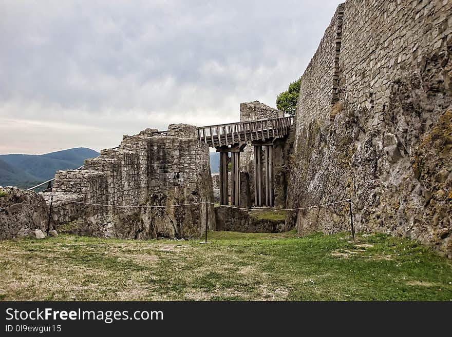 Ruins, Archaeological Site, Sky, Wall