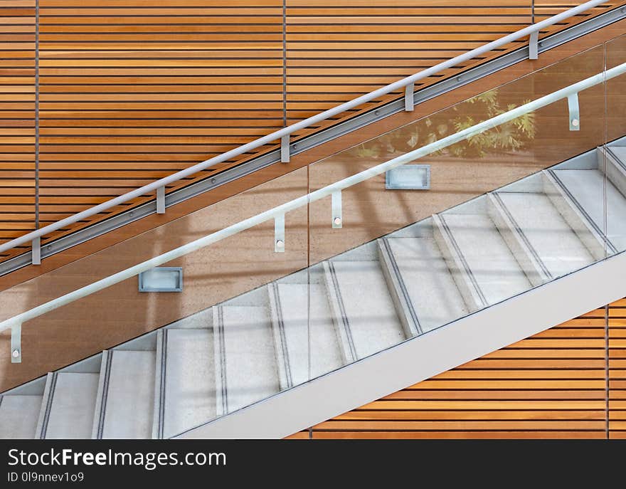 Photo of Empty Gray Stairs