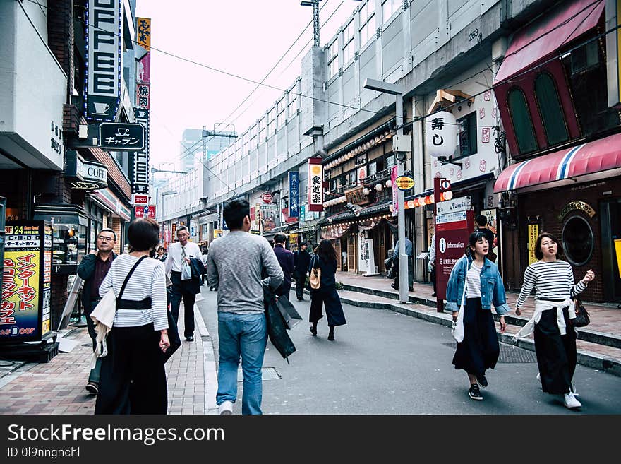 People Walking on the Streets