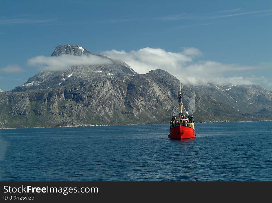 Whale watching from a Greenland Trawler