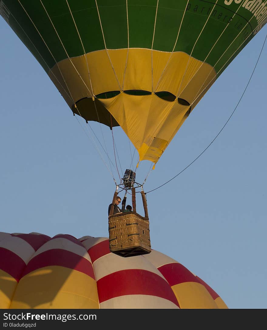 Hot Air Ballooning, Hot Air Balloon, Yellow, Sky