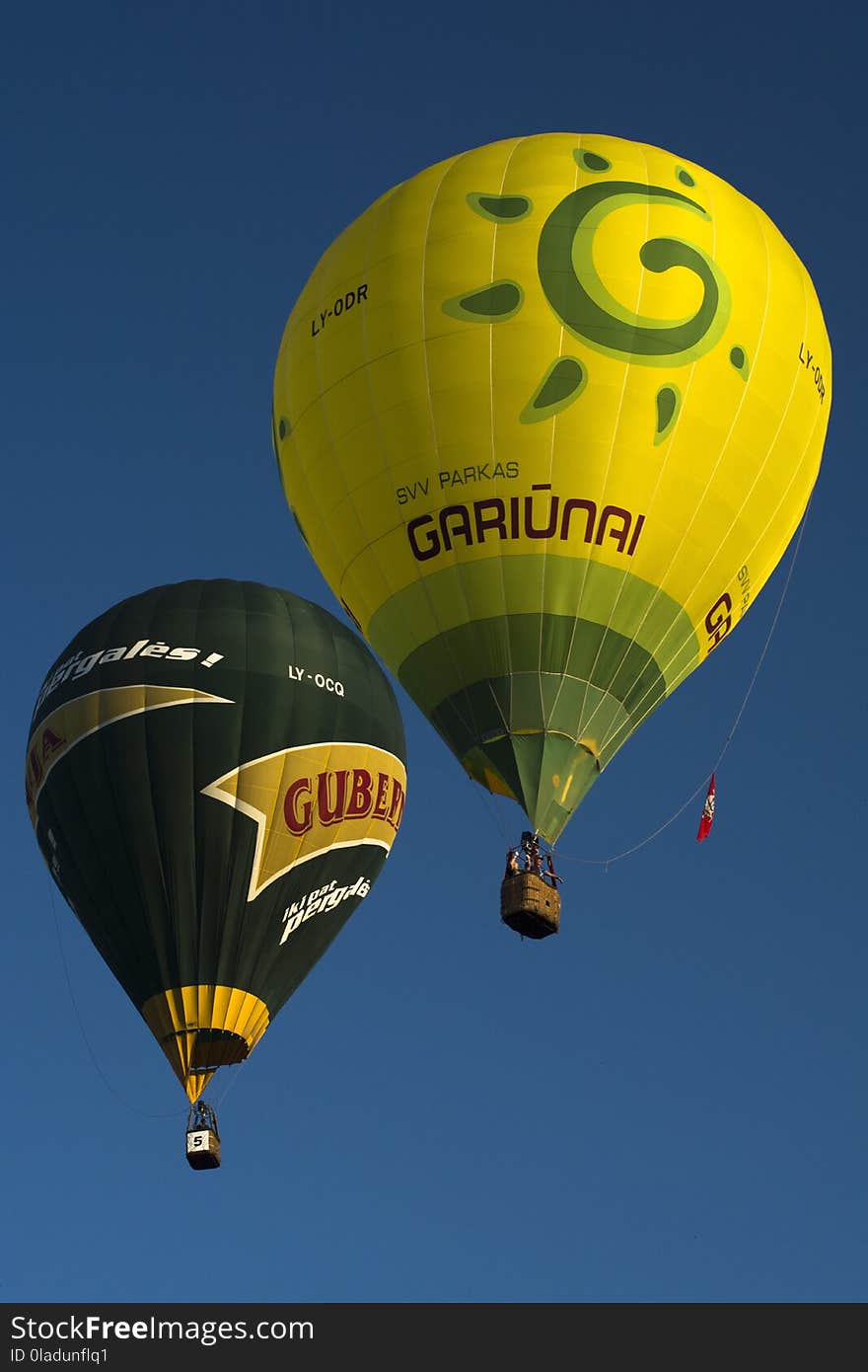 Hot Air Ballooning, Hot Air Balloon, Yellow, Daytime