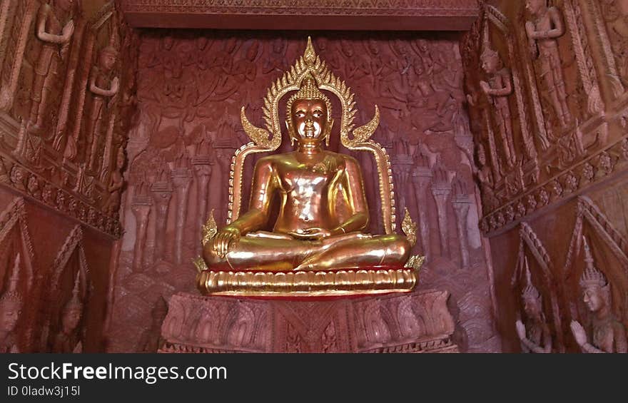 Statue, Place Of Worship, Wat, Temple