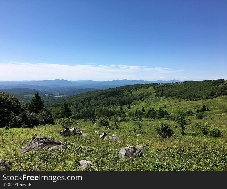 Highland, Grassland, Wilderness, Sky