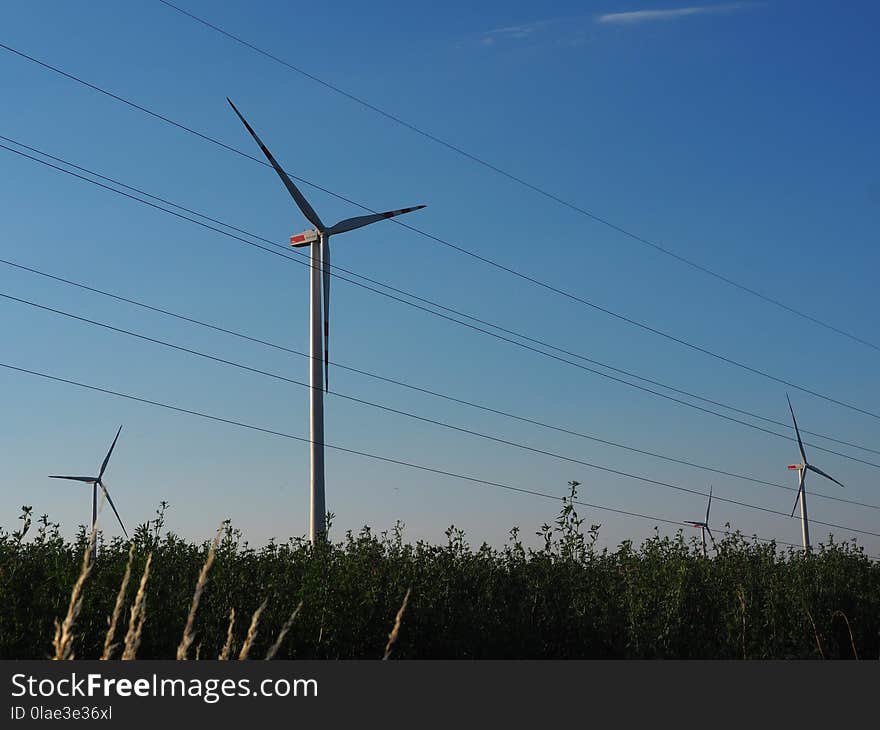 Wind Turbine, Wind Farm, Sky, Energy