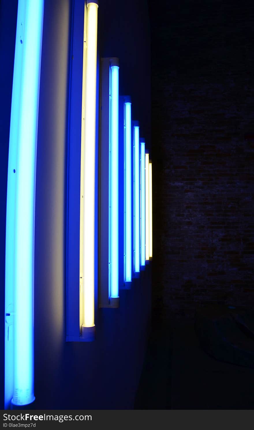 Blue, Light, Lighting, Neon