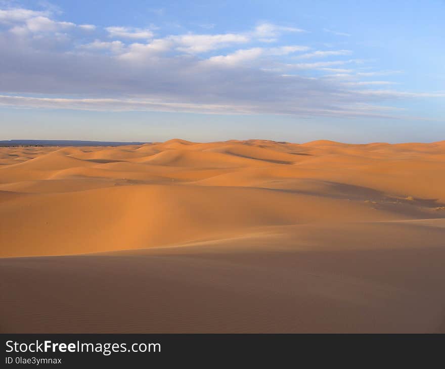 Erg, Desert, Sky, Aeolian Landform