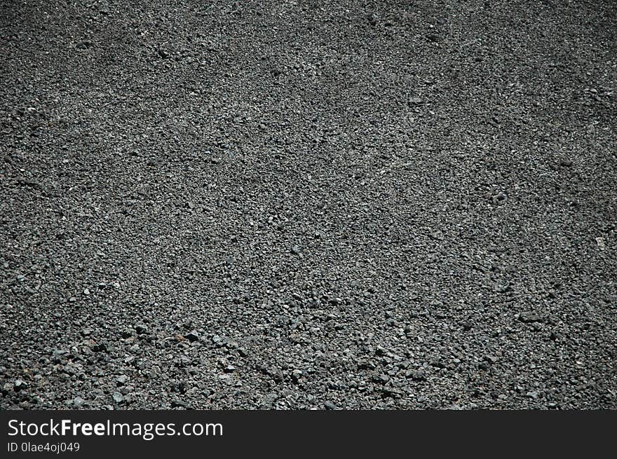 Black, Asphalt, Black And White, Soil