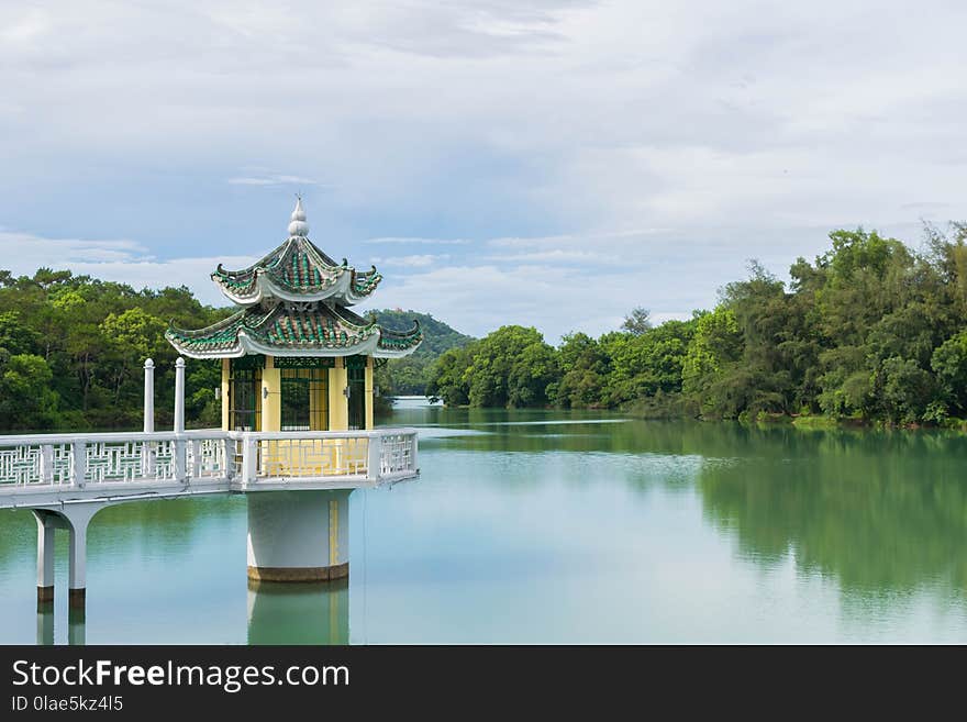 Reflection, Nature, Water, Reservoir