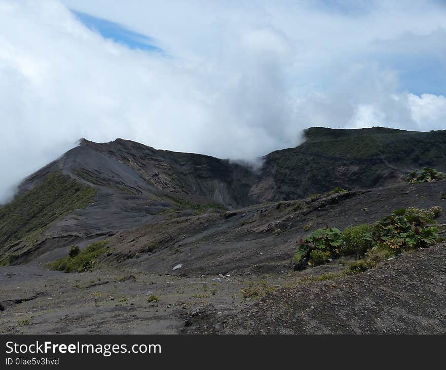 Highland, Ridge, Mountain, Sky