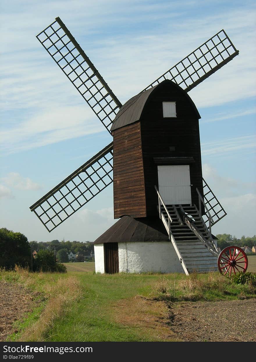 Windmill, Mill, Building, Energy