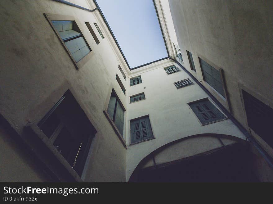 Worm&#x27;s Eyeview of Building