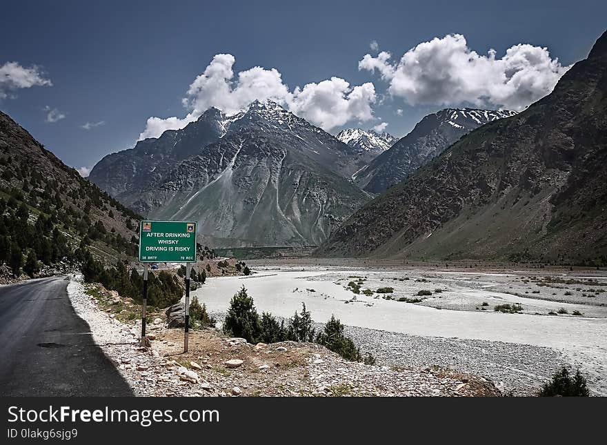 Road Near Mountains