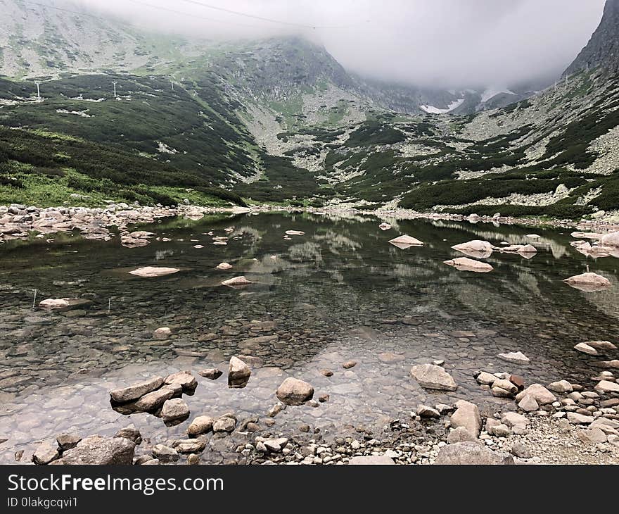 Landscape Photo of Bodies of Water Surrounded by Mountains