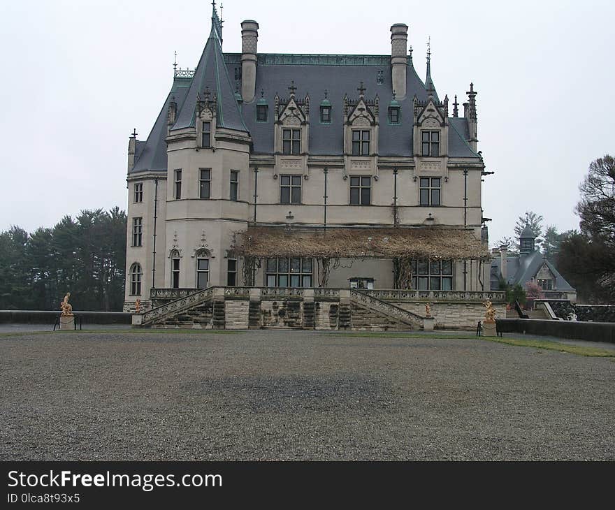 Château, Estate, Building, Mansion