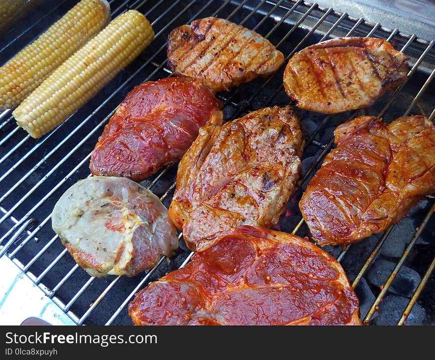 Grilling, Meat, Barbecue, Grillades