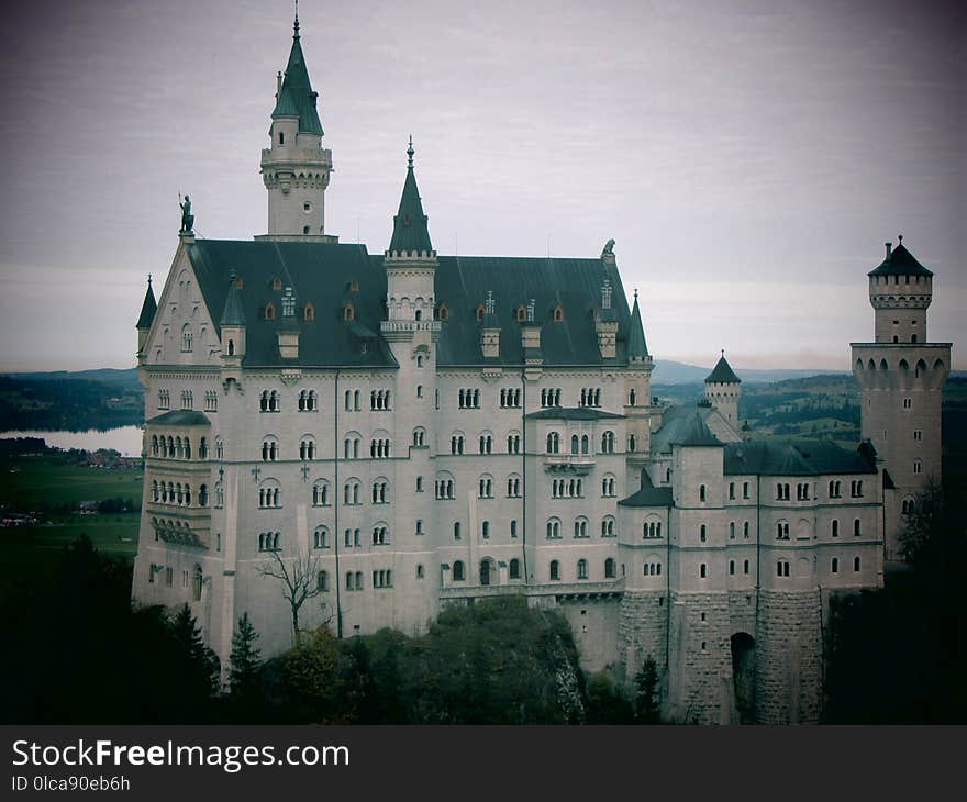 Château, Castle, Landmark, Building