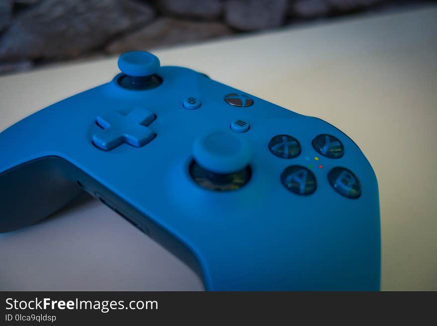 Blue, Game Controller, Cobalt Blue, Technology