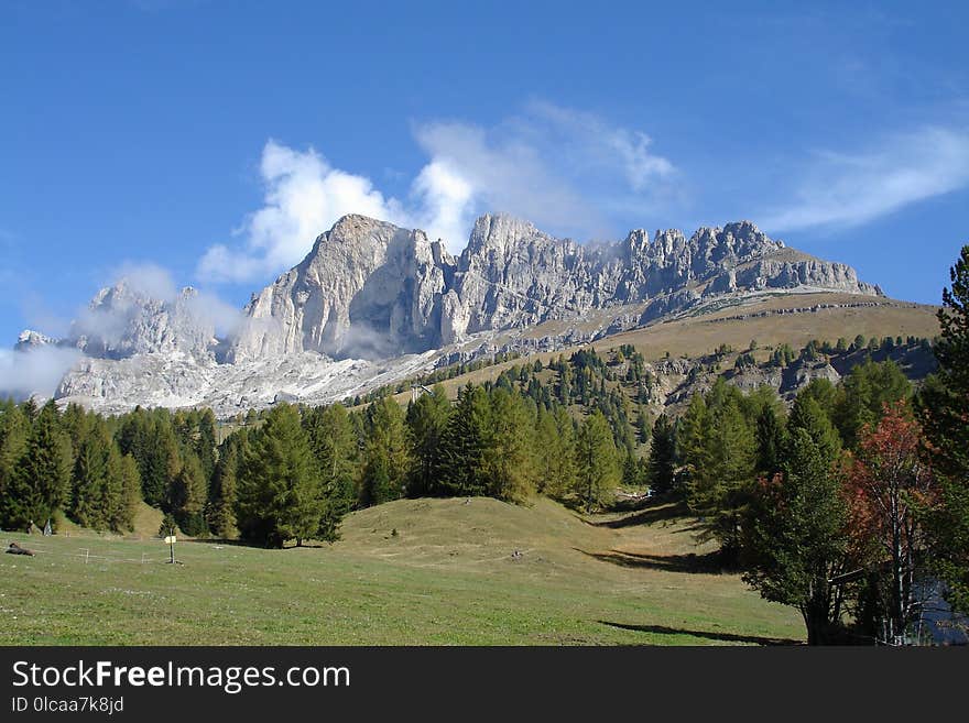 Mountainous Landforms, Mountain, Mountain Range, Nature