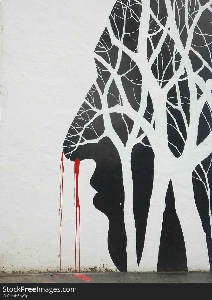 Art, Street Art, Tree, Modern Art