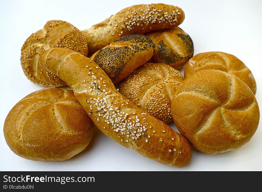 Bread, Baked Goods, Bread Roll, Danish Pastry