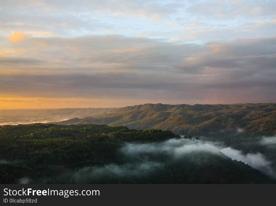 Sky, Dawn, Horizon, Sunrise