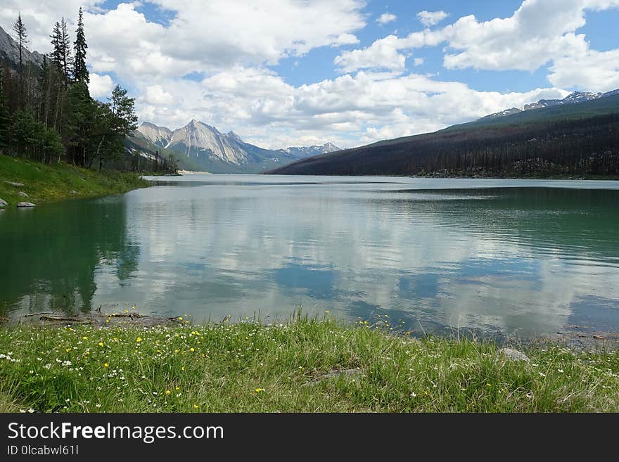 Lake, Nature, Reflection, Water